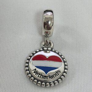 Pandora Netherlands Exclusive Charm Pendant, S925 Silver Jewelry